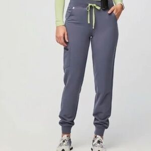 Figs woMen's space navy zamora jogger scrub pant size XL petite like new